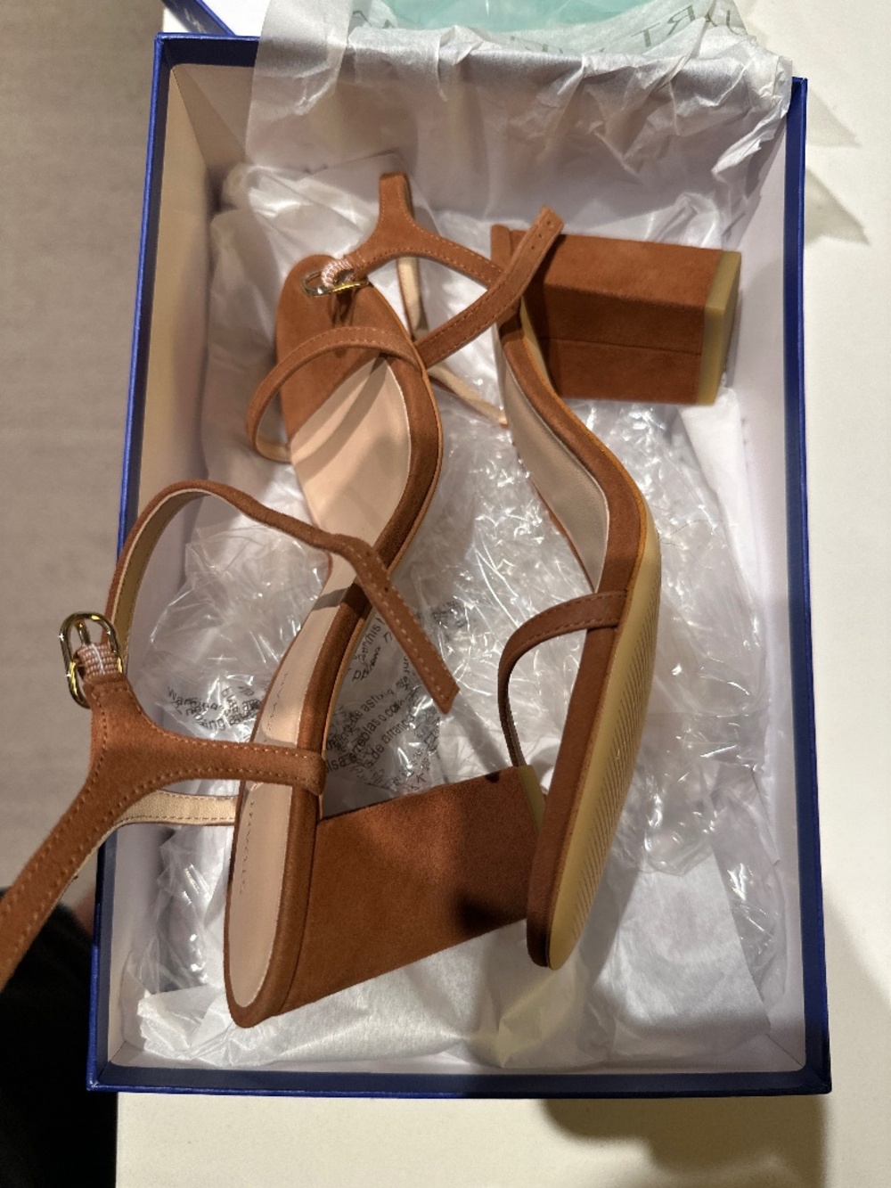 Stuart Weitzman Block Heel Sandal